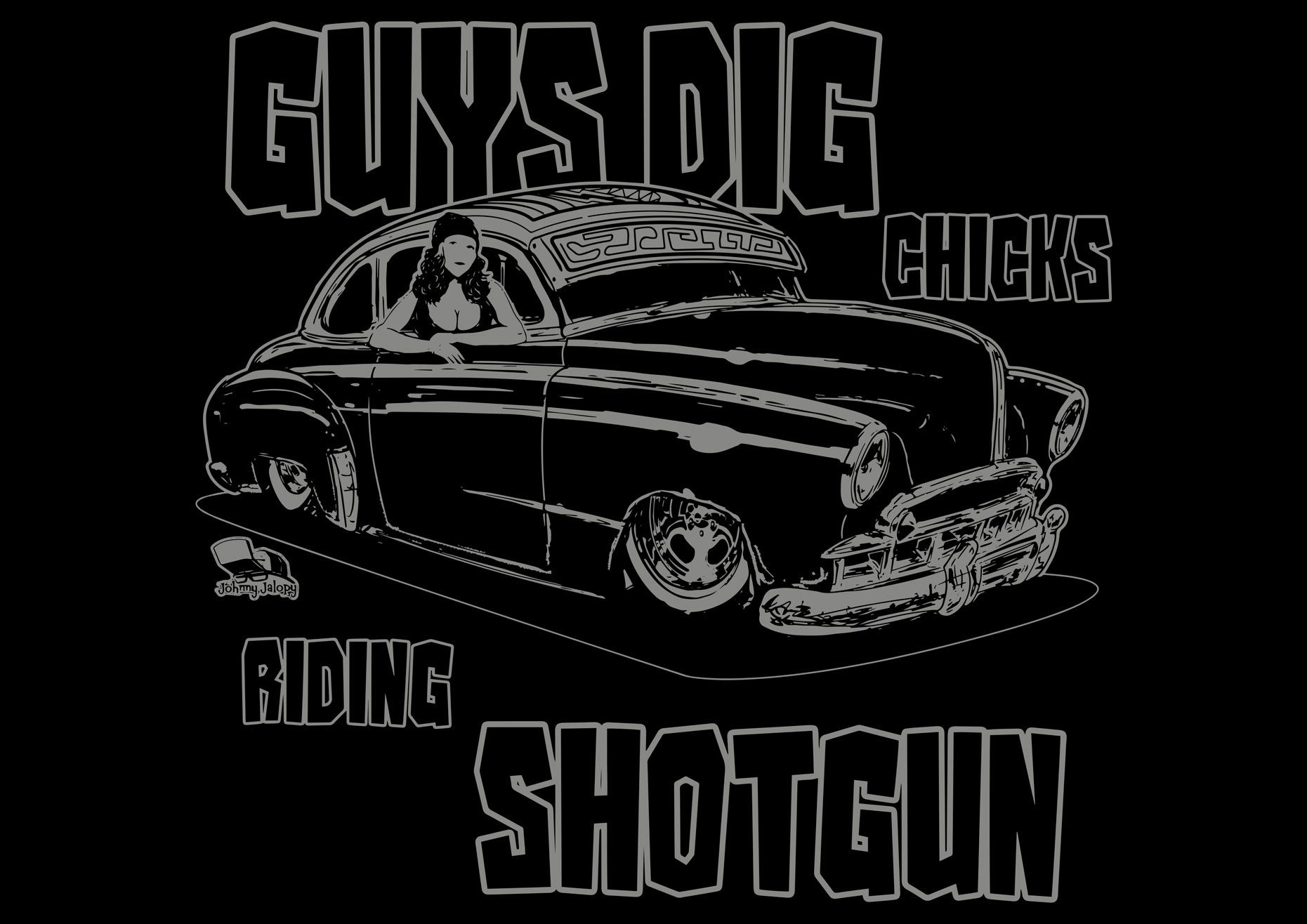 Guys Dig Chicks Riding Shotgun